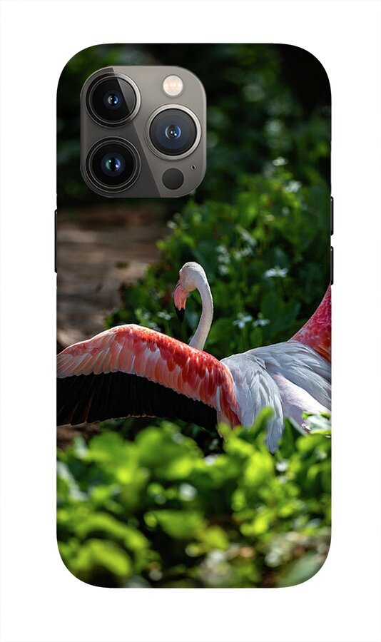 Reverse Fly Flamingo - Phone Case