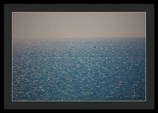 Sailboat of Italy - Framed Print