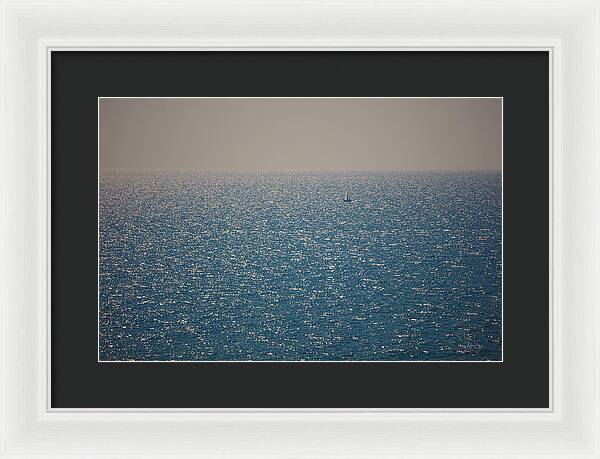 Sailboat of Italy - Framed Print