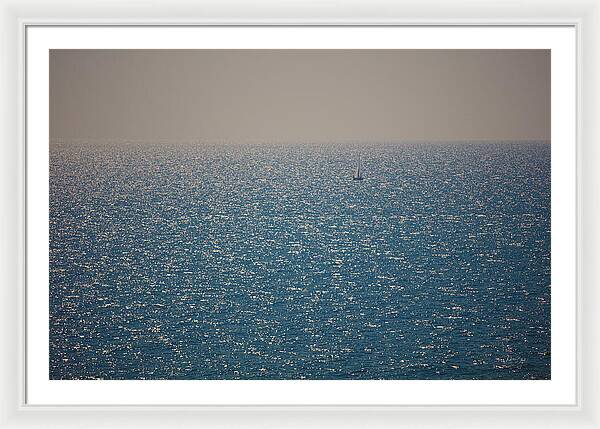 Sailboat of Italy - Framed Print