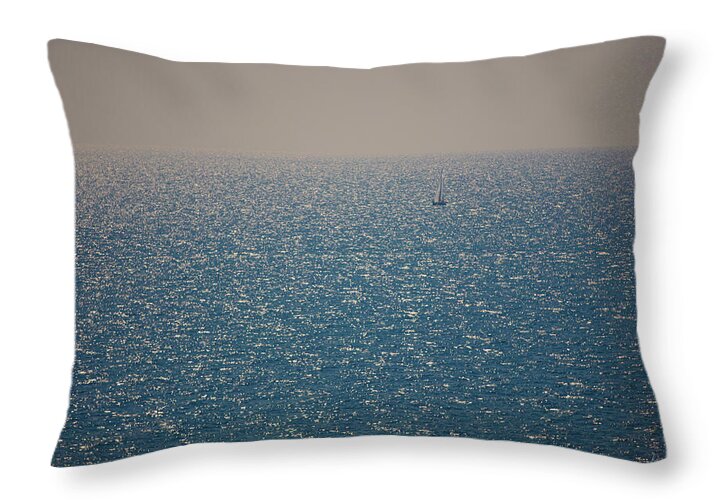 Sailboat of Italy - Throw Pillow