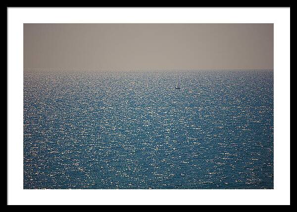Sailboat of Italy - Framed Print