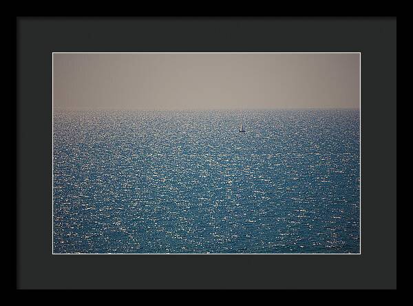 Sailboat of Italy - Framed Print