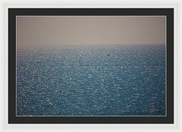 Sailboat of Italy - Framed Print