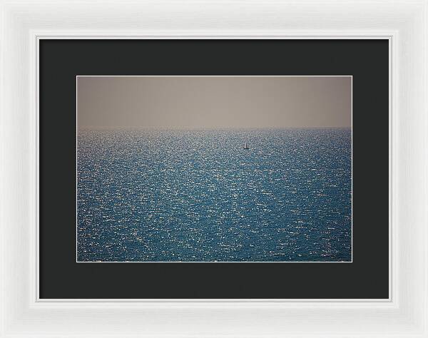 Sailboat of Italy - Framed Print