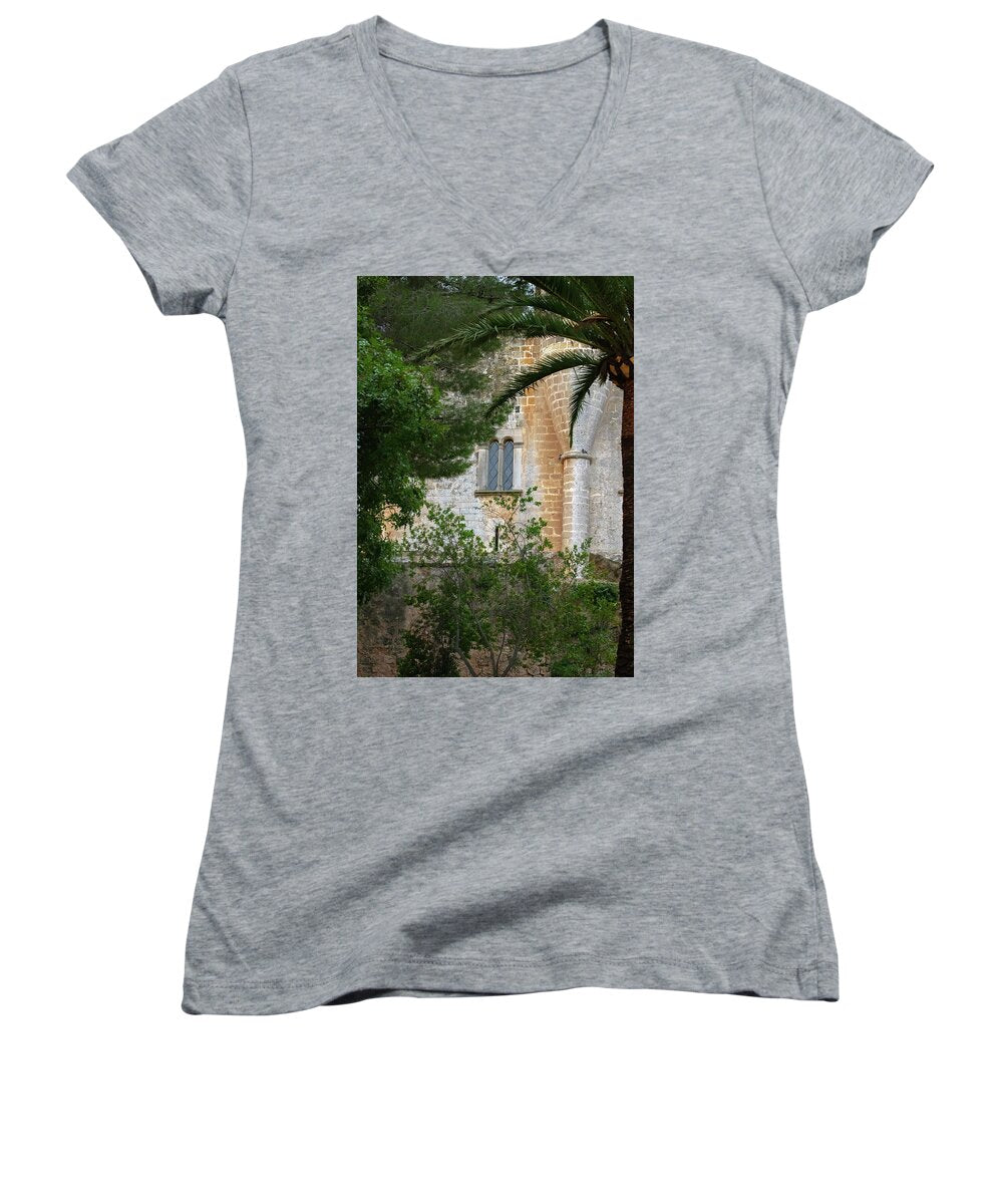 Spain Castle II - Women's V-Neck