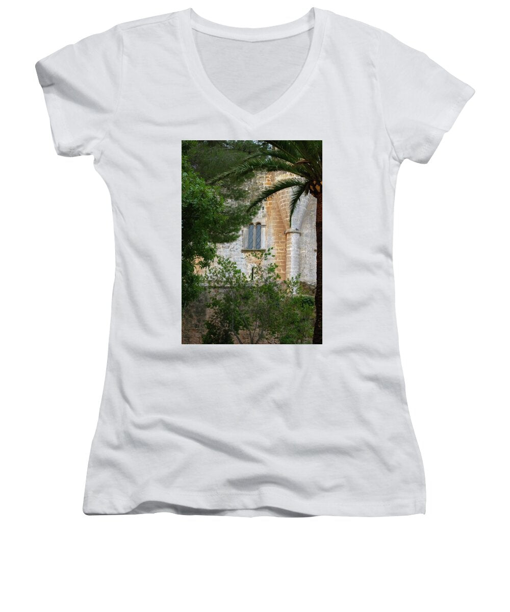 Spain Castle II - Women's V-Neck