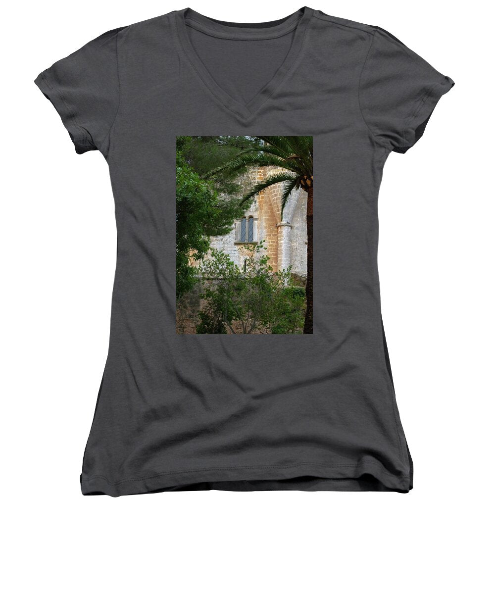 Spain Castle II - Women's V-Neck