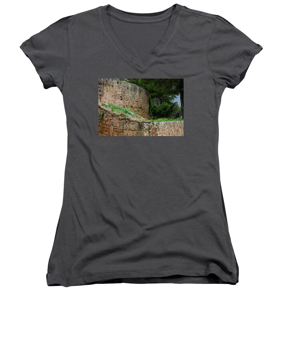 Spain Castle III - Women's V-Neck