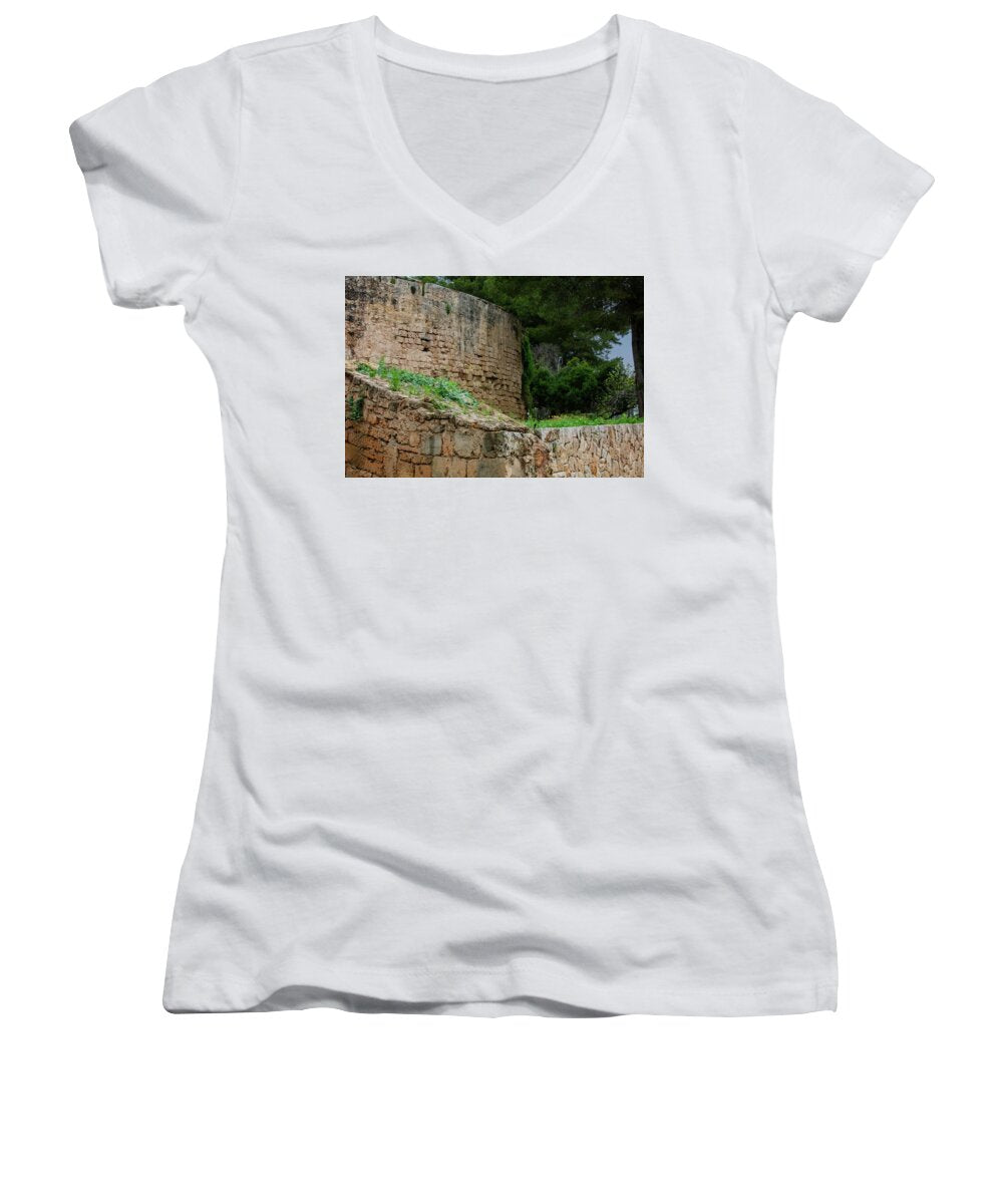 Spain Castle III - Women's V-Neck