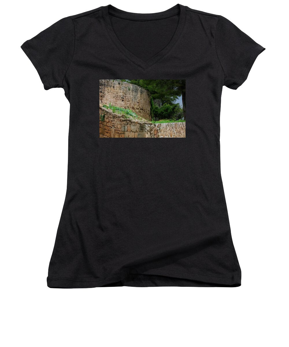 Spain Castle III - Women's V-Neck