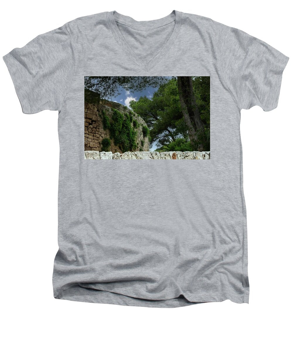 Spain Castle IV - Men's V-Neck T-Shirt