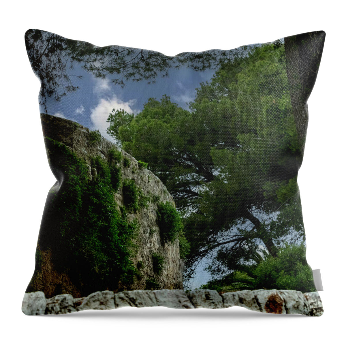 Spain Castle IV - Throw Pillow