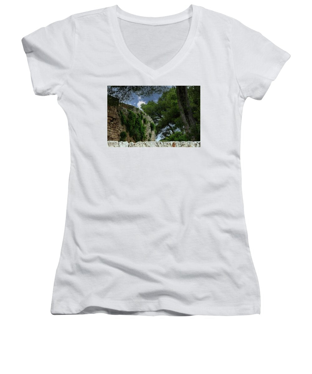 Spain Castle IV - Women's V-Neck