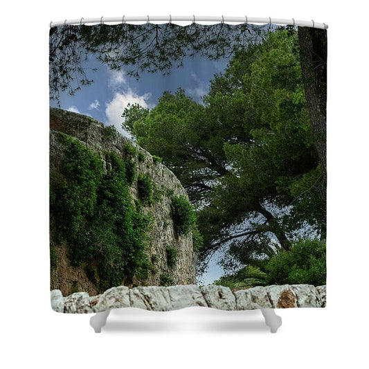 Spain Castle IV - Shower Curtain