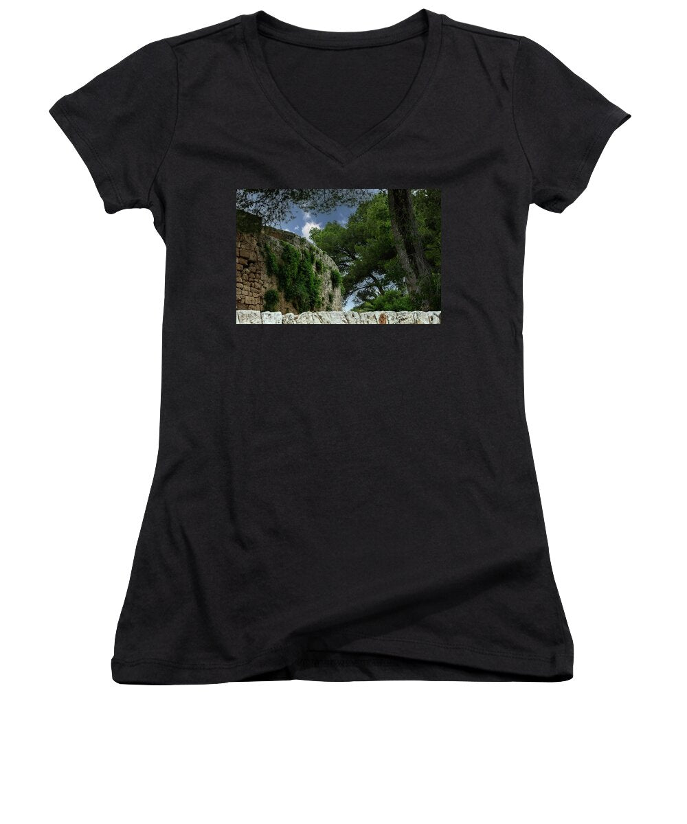 Spain Castle IV - Women's V-Neck