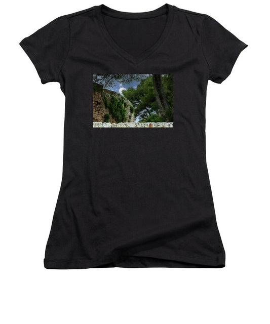 Spain Castle IV - Women's V-Neck