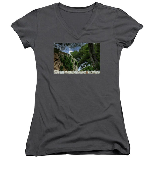Spain Castle IV - Women's V-Neck