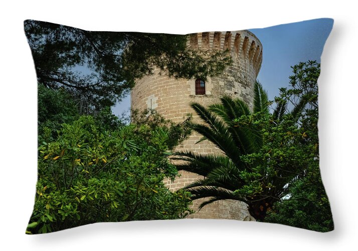 Spain Castle - Throw Pillow