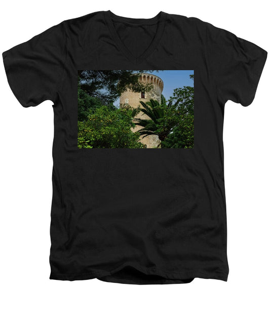 Spain Castle - Men's V-Neck T-Shirt
