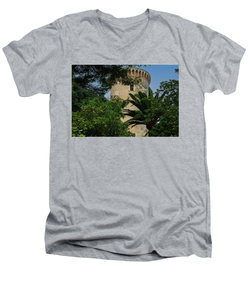 Spain Castle - Men's V-Neck T-Shirt