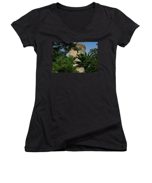 Spain Castle - Women's V-Neck