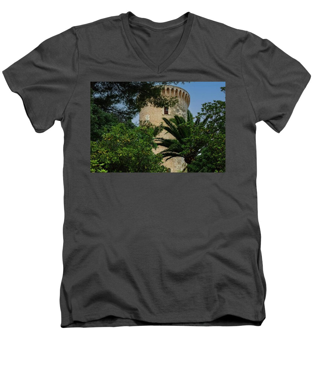 Spain Castle - Men's V-Neck T-Shirt