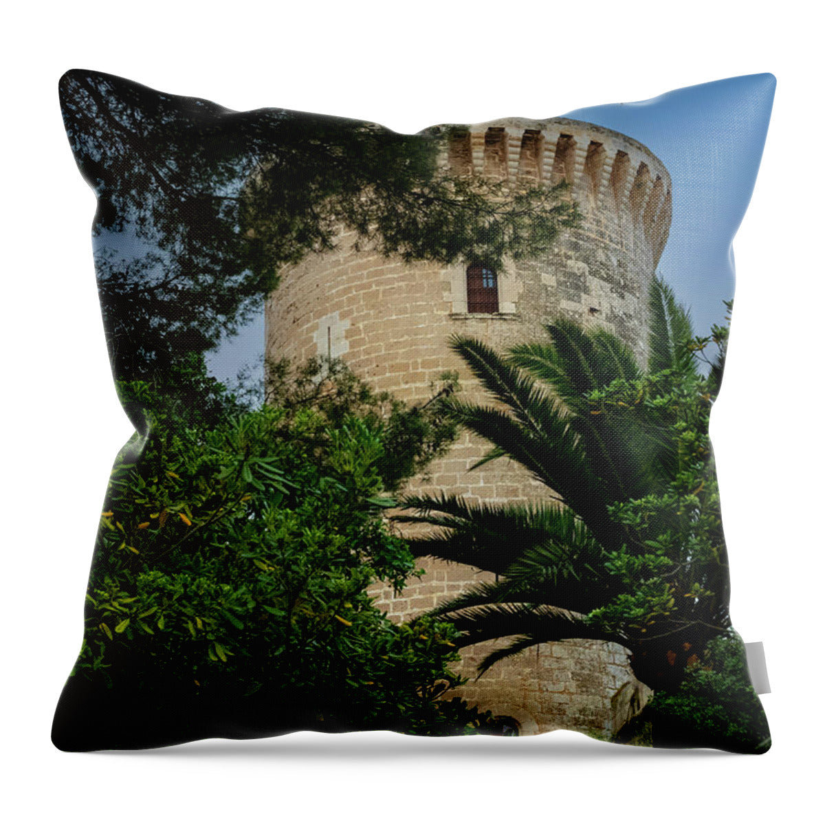 Spain Castle - Throw Pillow
