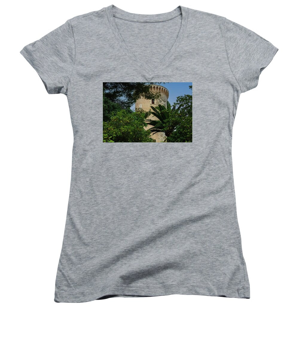 Spain Castle - Women's V-Neck