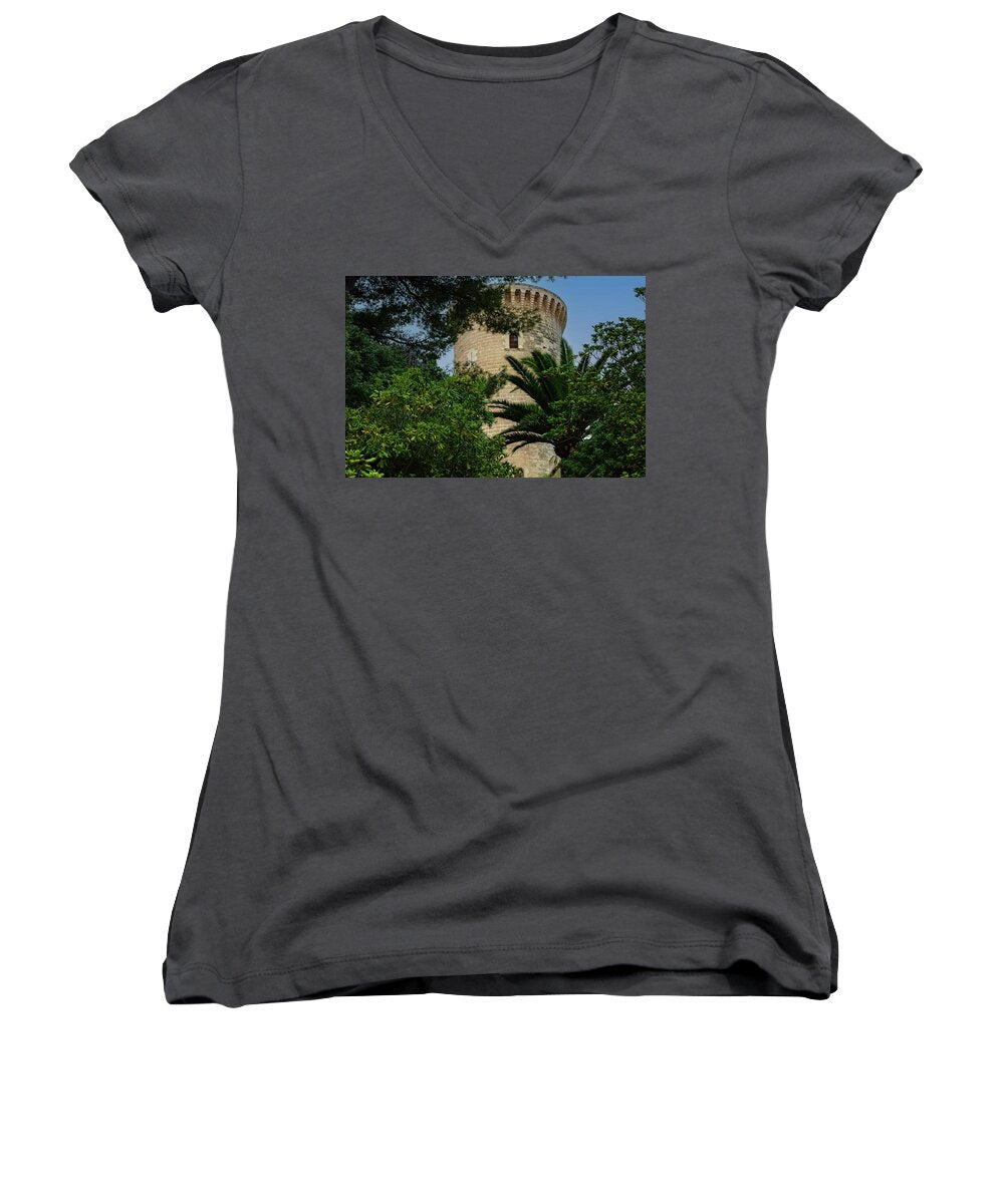 Spain Castle - Women's V-Neck