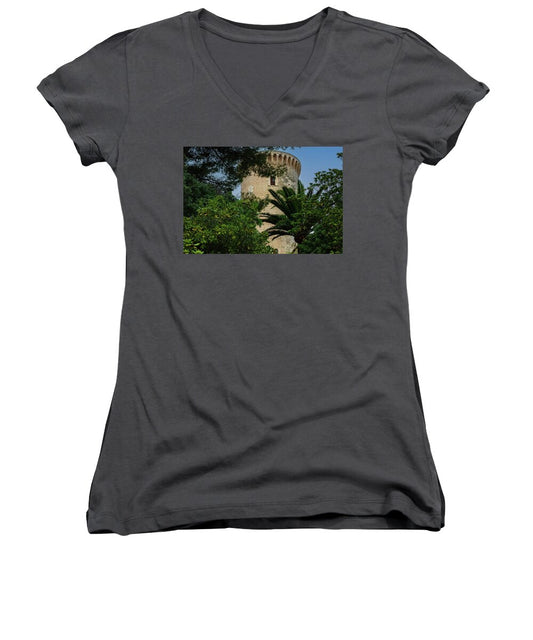 Spain Castle - Women's V-Neck