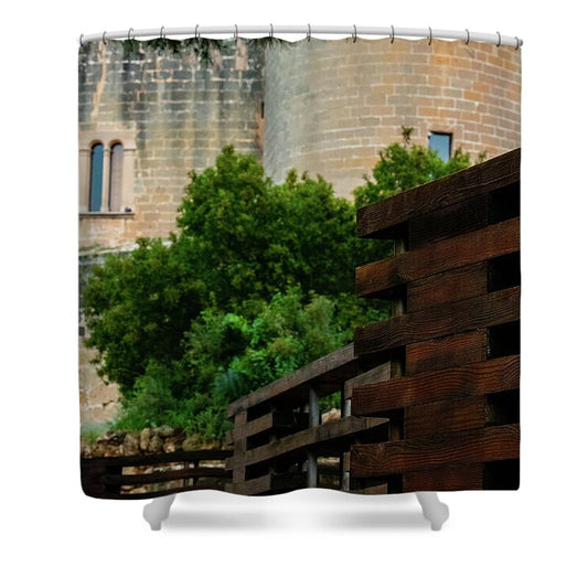 Spain Castle V - Shower Curtain