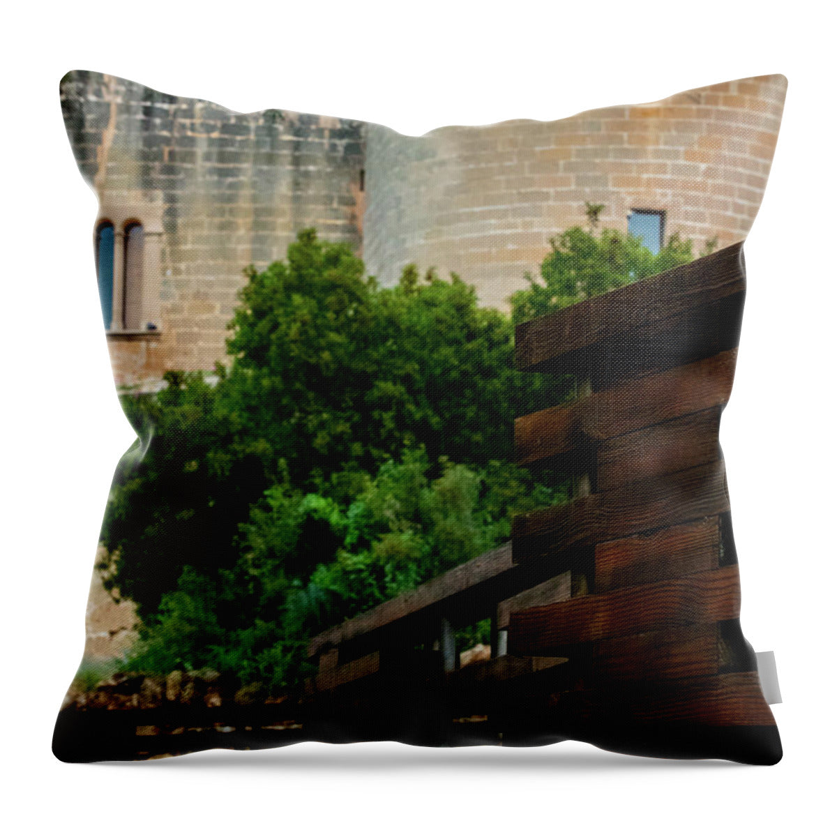 Spain Castle V - Throw Pillow