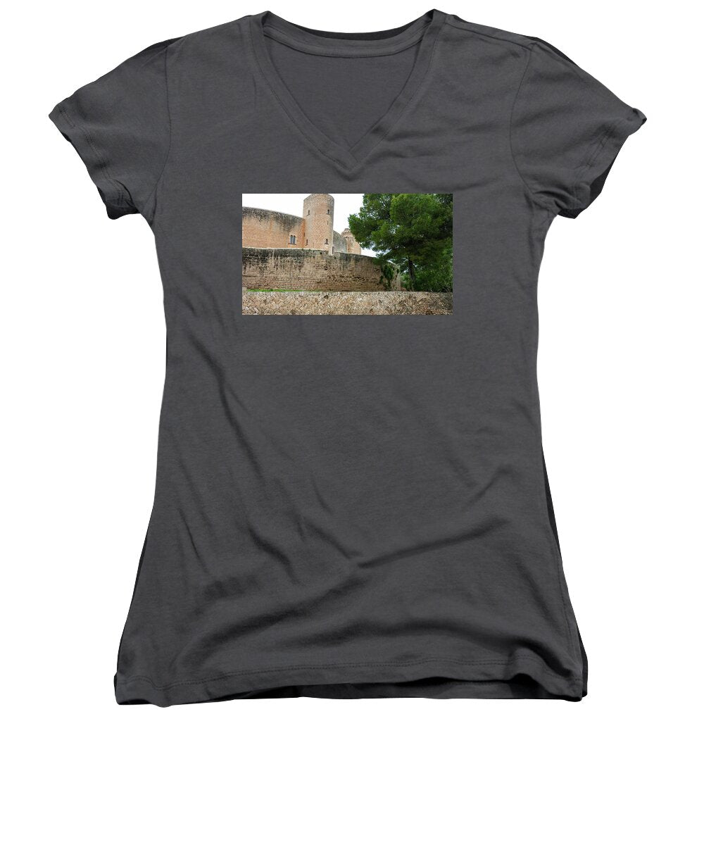 Spain Castle VI - Women's V-Neck