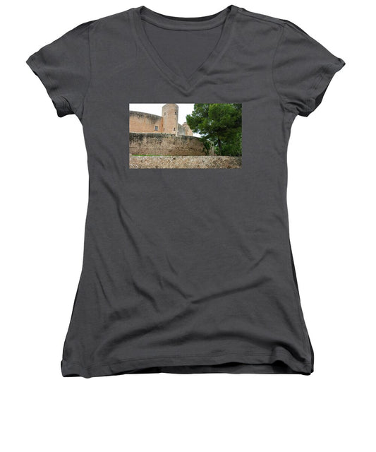 Spain Castle VI - Women's V-Neck