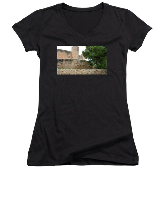 Spain Castle VI - Women's V-Neck