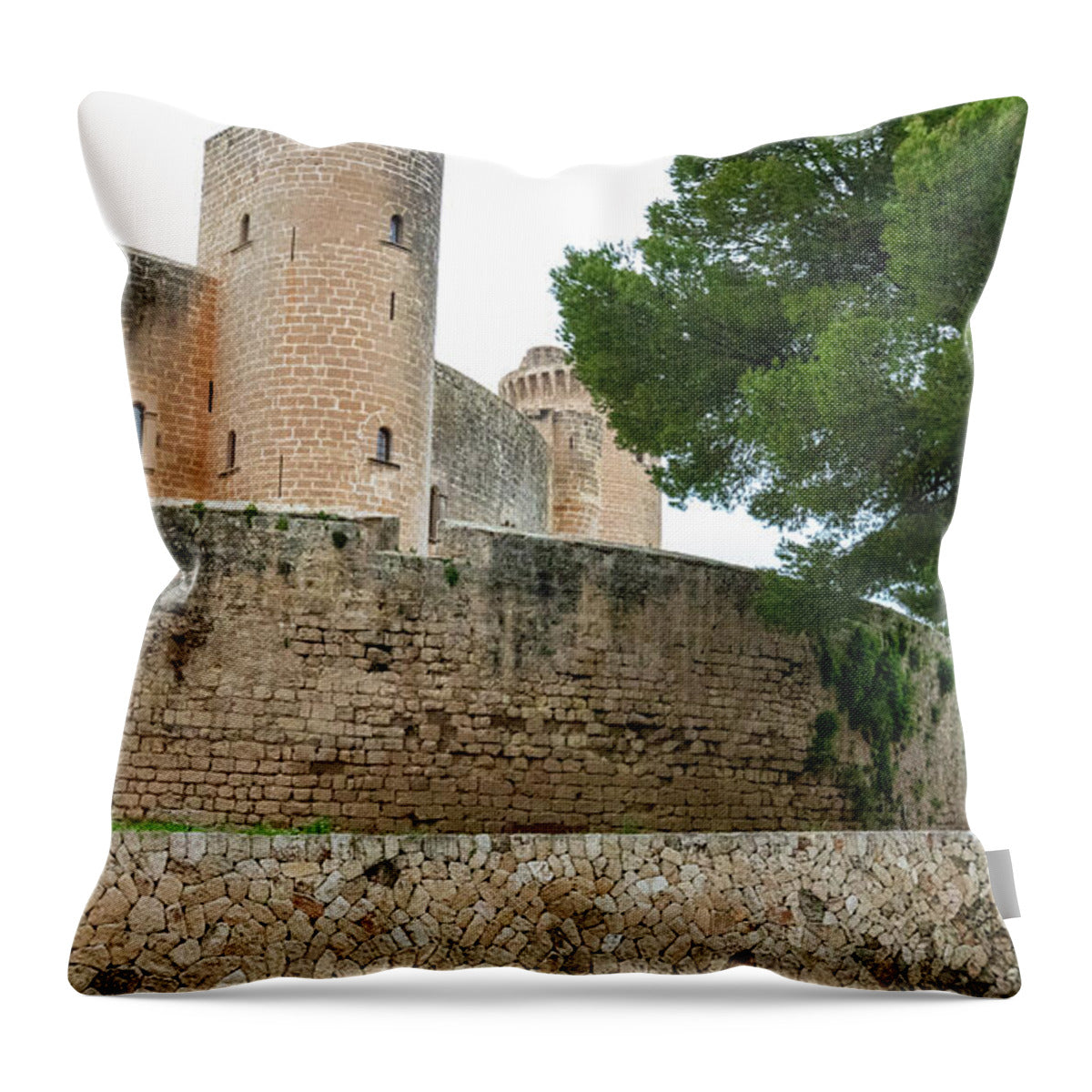 Spain Castle VI - Throw Pillow