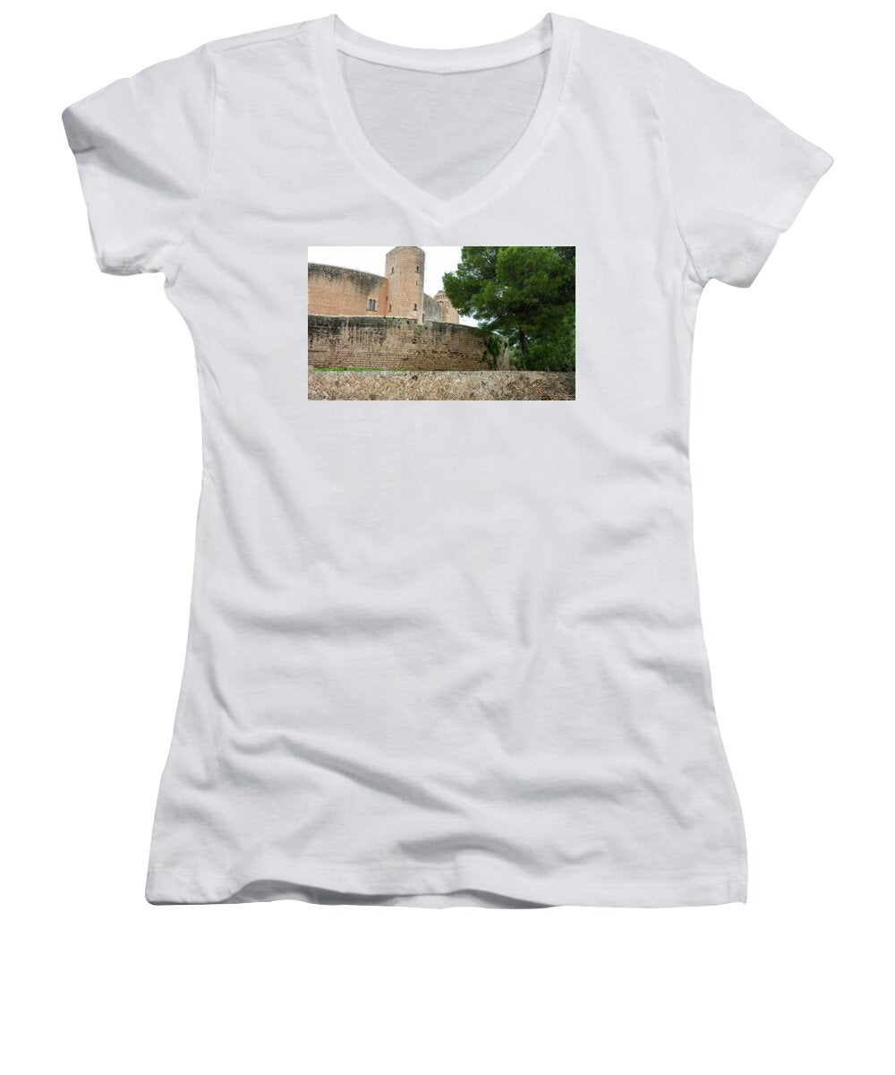Spain Castle VI - Women's V-Neck