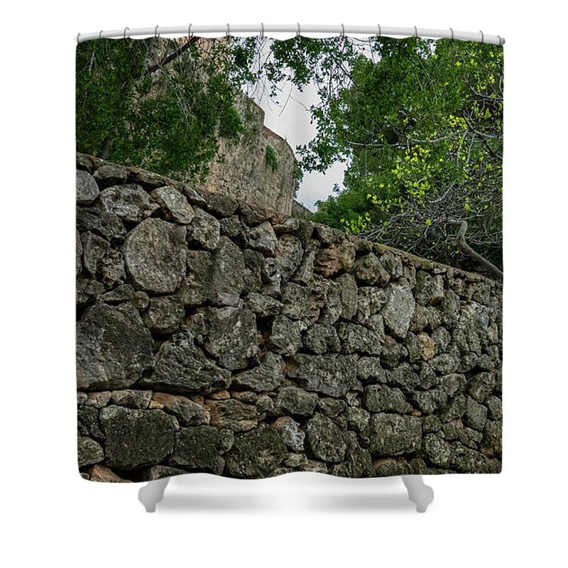 Spain Castle VII - Shower Curtain
