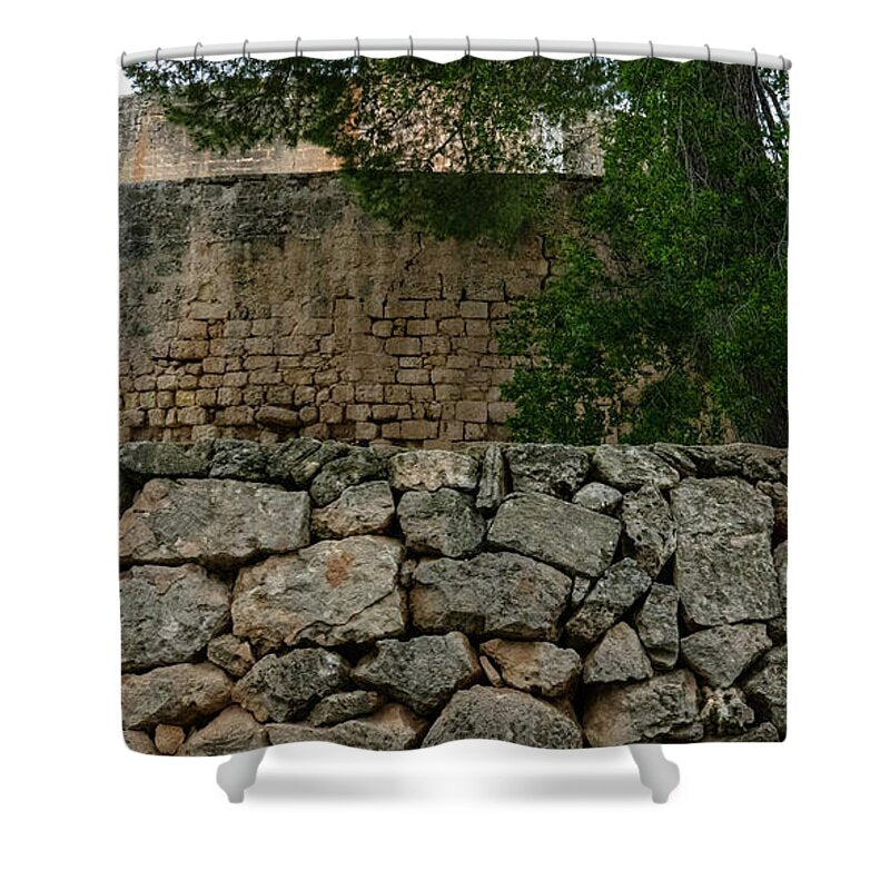 Spain Castle VIII - Shower Curtain