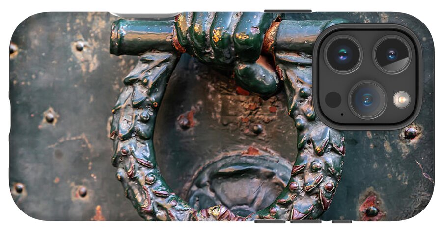 Weathered Door Knocker Italy - Phone Case
