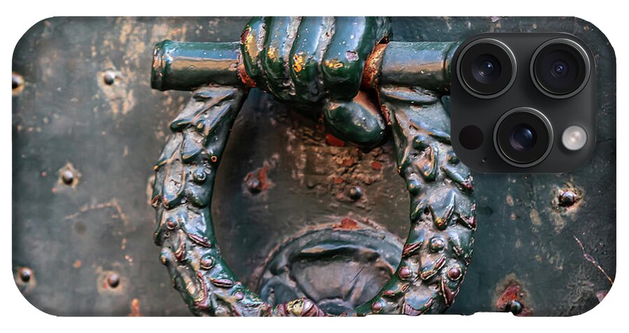 Weathered Door Knocker Italy - Phone Case