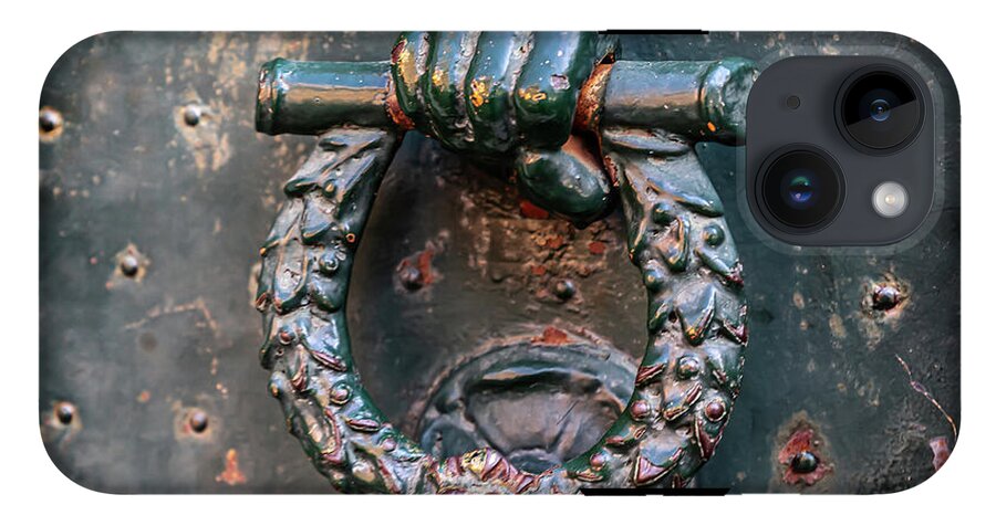 Weathered Door Knocker Italy - Phone Case