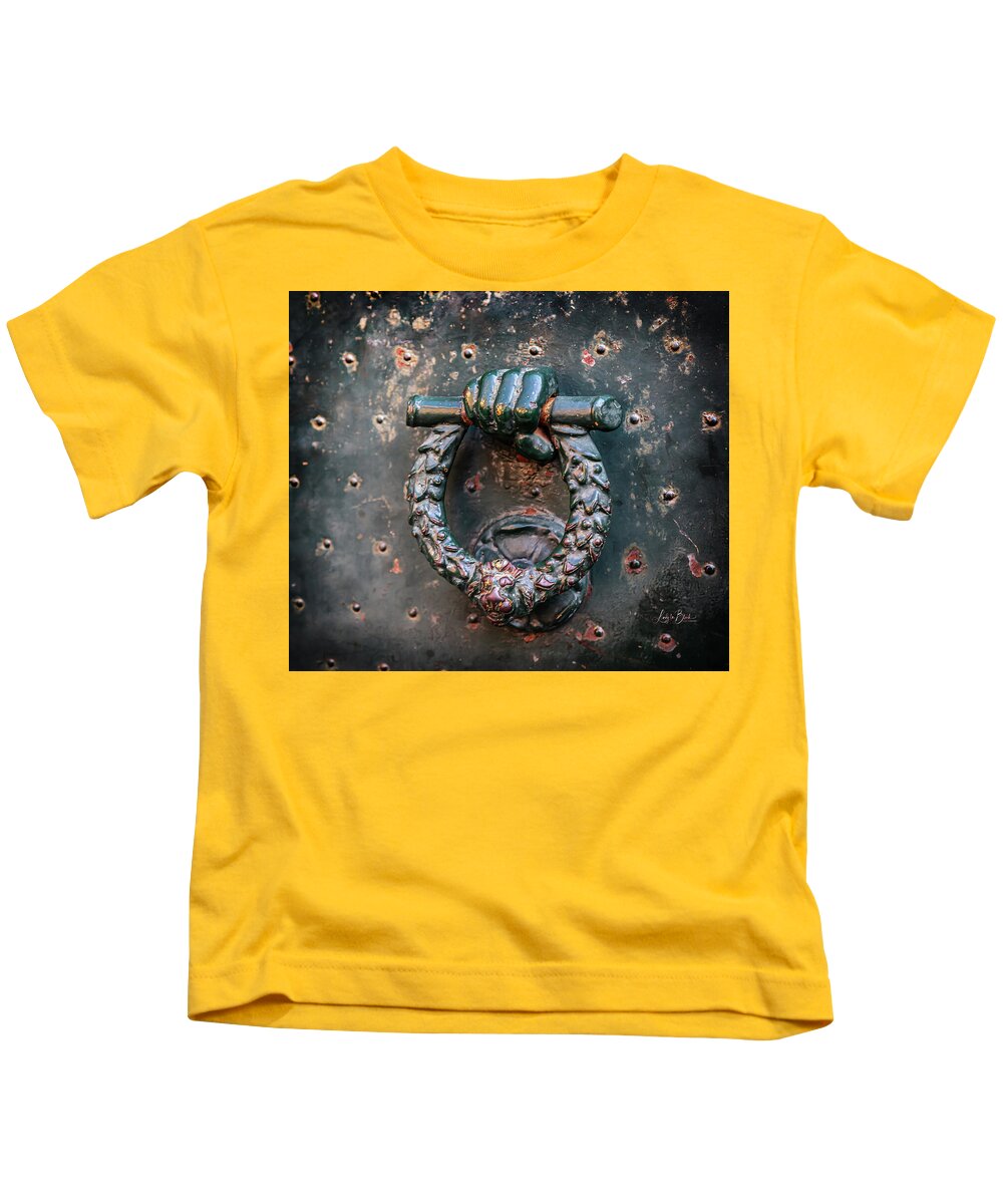 Weathered Door Knocker Italy - Kids T-Shirt