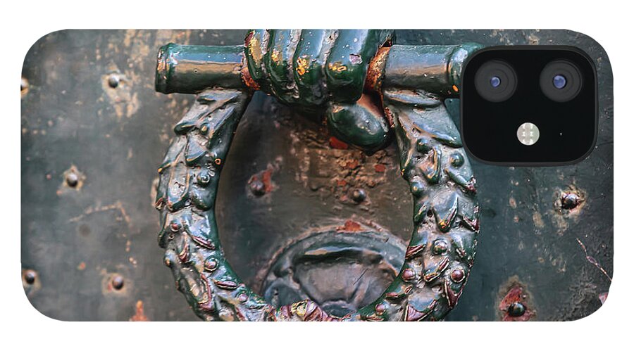 Weathered Door Knocker Italy - Phone Case