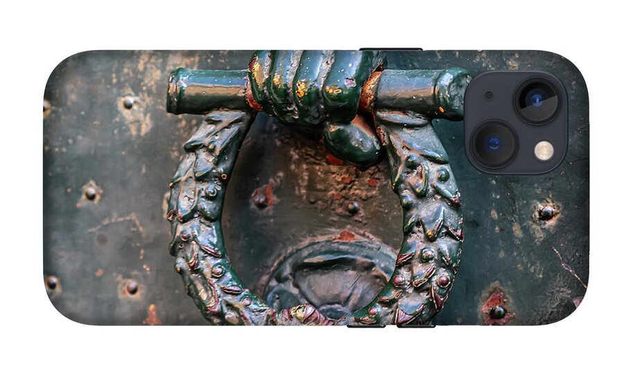 Weathered Door Knocker Italy - Phone Case