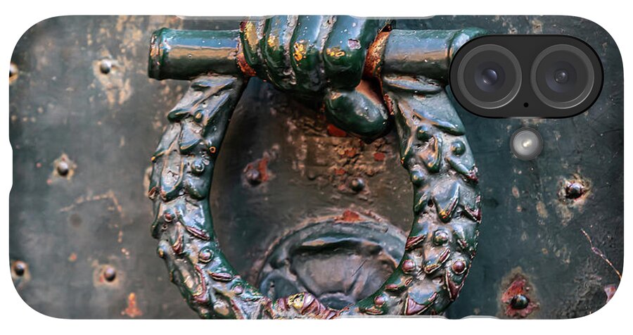 Weathered Door Knocker Italy - Phone Case