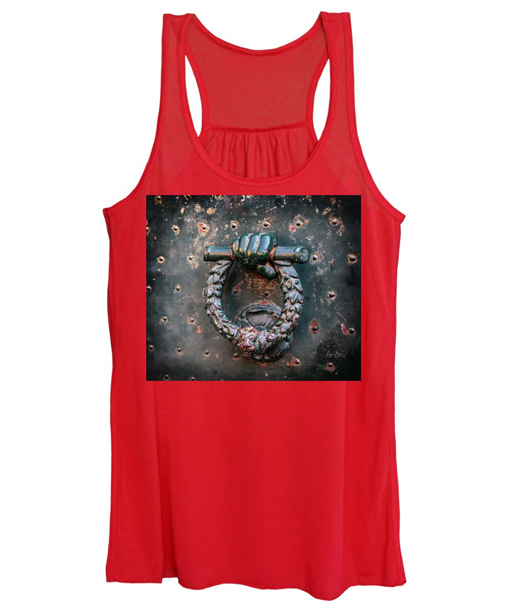 Weathered Door Knocker Italy - Women's Tank Top