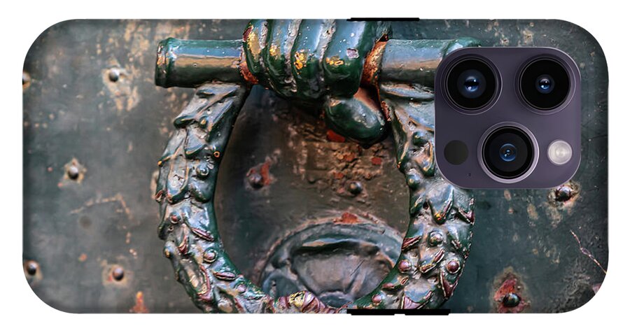 Weathered Door Knocker Italy - Phone Case