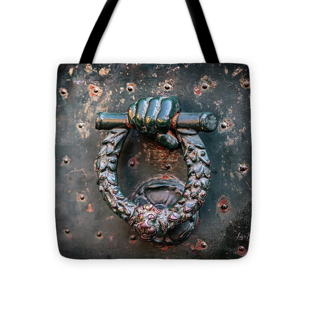 Weathered Door Knocker Italy - Tote Bag